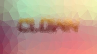 Palyaço solgunluk ilginç tessellasyon animasyon çokgenler