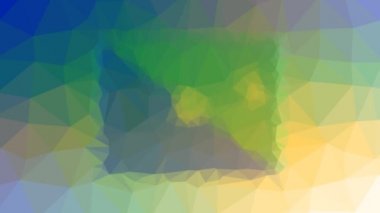 Christmas Island Flag ISO: CX tuhaf tessellasyon hareketli çokgenler