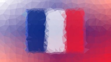 R? Union Flag ISO: RE görünmekte tekno tesselleştirilmiş döngü titreşim üçgenleri