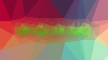 Mezarlık soldu teknolojik tesselleştirilmiş döngü animasyon üçgenleri