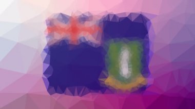 British Virgin Adaları ISO: VG tuhaf tessellasyon görüntüsü veriyor çokgenleri hareket ettiriyor