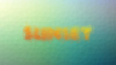 Günbatımı garip bir şekilde ortaya çıkıyor. Döngüsel hareketli üçgenler.