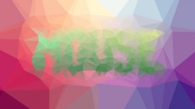 Fare teknolojik tesselasyon çözünürlüğü hareket eden üçgenler