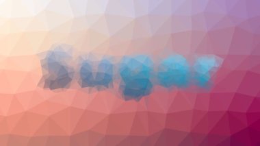 Şeker görünen tekno tessellasyon döngüsü titreşim üçgenleri