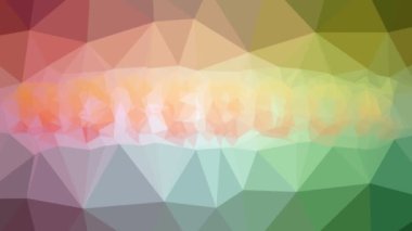 Not Defteri Tekno Tesselleme Döngü Canlandırma Üçgenleri