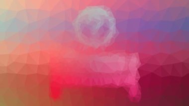 Otel bilgileri ilginç tesselleştirilmiş döngü animasyon üçgenleri çözüyor