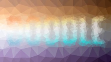 Doodle ilginç bir şekilde ortaya çıkıyor. Döngü hareketli üçgenler.