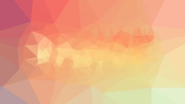 Dans sönük teknolojik tesselleme döngüsü canlandırılmış çokgenler