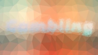 Kumar garip tesselleştirilmiş döngüler animasyon çokgenler