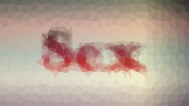 Tekno tessellasyon ortaya çıkan seks, hareket eden üçgenler.