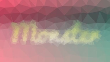 Canavar soluklaşması teknolojik tesselleme döngüsü canlandırma üçgenleri