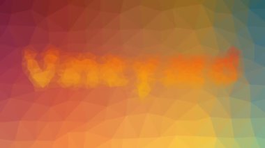 Üzüm bağı ortaya çıkıyor tekno tesselleştirilmiş döngü titreşimli çokgenler