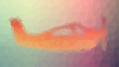 düzlem soluklaşır garip tesselleme döngüsü animasyon üçgenleri