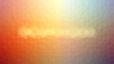 Noel çözünürlüğü teknolojik tessellasyon. Canlandırılmış üçgenler.