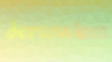 Kudüs tekno-tesselleştirilmiş gibi görünüyor. Hareket eden çokgenler.