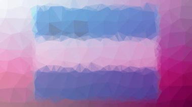 Honduras Flag ISO: HN tuhaf tesselleştirilmiş döngü titreşimli üçgenler