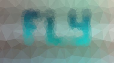 Sinek solukluğu teknolojik tesselleme döngüsü hareket eden çokgenler