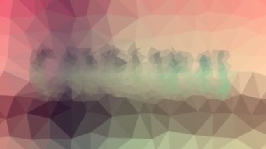 Esrar solukluğu teknolojik tesselleştirilmiş döngü animasyon üçgenleri