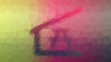 piknik barınağı garip tesselleme döngüsü animasyon üçgenleri