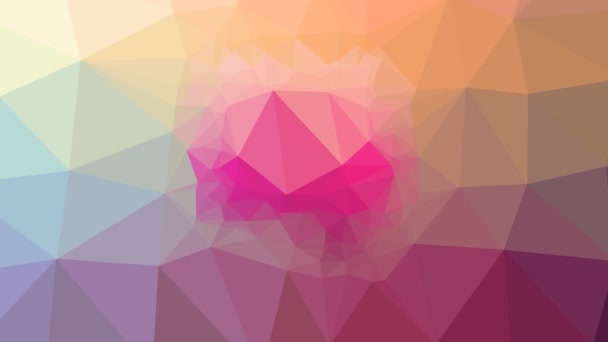 Bubble Fade Technological Tessellating Looping Animated Polygons — Stock Video