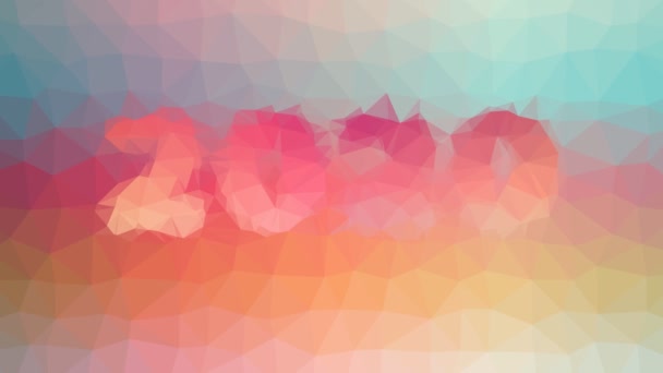 2020 Fade Techno Tessellating Looping Animated Polygons — Stockvideo