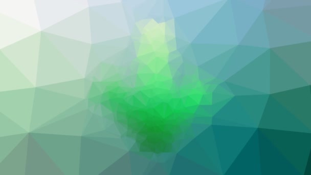 Šipka Dolů Směr Blednout Podivné Tessellation Smyčka Pohybující Trojúhelníky — Stock video