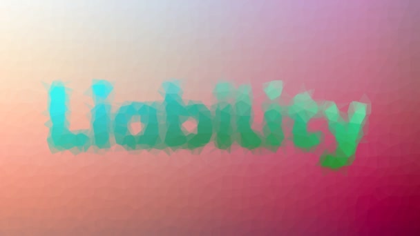Responsabilidad Disolver Extraño Teselado Looping Triángulos Animados — Vídeos de Stock