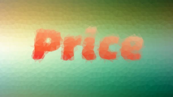 가격이 떨어지는 테슬라가 회전용 다각형 — 비디오