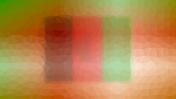 Iso Af分解有趣的Tessellating循环动画多边形 — 图库视频影像