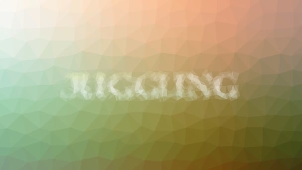 Žonglování slábne podivné tessellation smyčka pulzující trojúhelníky