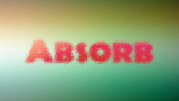 Absorb Fade Interesting Tessellation Looping Pulsing Triangles — Stock Video