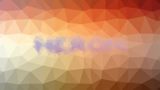 Heron Erscheint Modern Tessellated Looping Pulsierende Dreiecke — Stockvideo