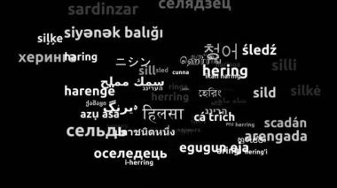 Ringa Ringası 64. Dünya çapında Çevrilmiş Sonsuz Döngüsüz 3d Odaklanma Kelime Bulutu Maskesi