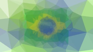 Brezilya Bayrağı ISO: BR soluklaştırıcı modern tesselleştirme döngüsü titreşim üçgenleri