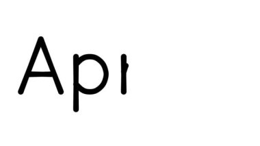 Önlük Yazılı Metin Canlandırması Çeşitli Sans-Serif Yazı Tipleri ve Ağırlıkları