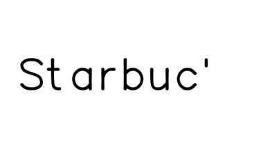 Starbucks El Yazması Metin Canlandırması Çeşitli Sans-Serif Yazı Tipleri ve Ağırlıkları