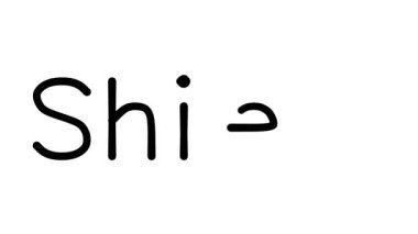 Çeşitli Sans-Serif Yazı Tipleri ve Ağırlıkları ile Kalkan El Yazısı Metni CanlandırmasıName