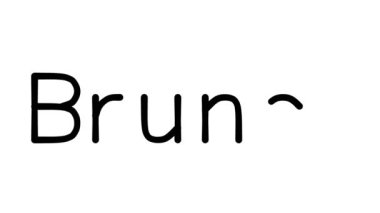 Çeşitli Sans-Serif Yazı Tipleri ve Ağırlıkları ile Brunch El Yazısı Animasyonu