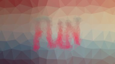 Garip bir şekilde ortaya çıkan, dönen, hareket eden çokgenler.