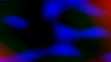 Koyu Kırmızı ve Mavi Akan Yumuşak Paneller