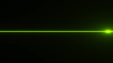 Yeşil Lazer Fiber Işık Işınları Arasında Sinyal Enerjisi Nabzı