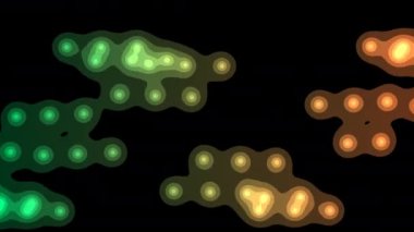 Blobs Satırları Etkileşen Nesneler İleri ve Geri Gidiyor