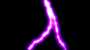 Yüklü Mor Elektriksel Bağlantı Sinyal Patlaması