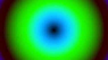 Parlak Renklerin Zonklaması Merkezden Patlayıcı