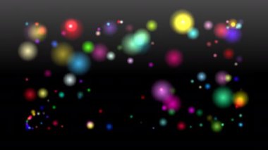 Rastgele Boyutlandırılmış Işık Damlaları