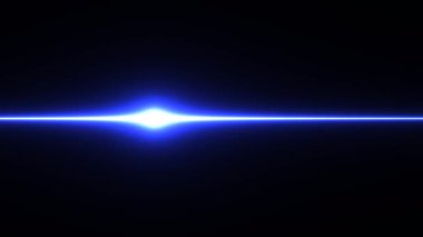 Enerji Işınlama Darbesi Atış Demiryolu Lazer Boyunca