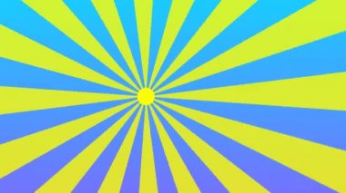 Dönen karikatür Güneş Yaz Güneşi Ilık Hava Durumu Dönüşümlü