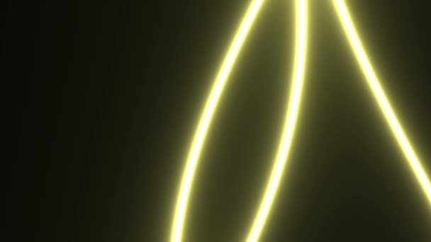 Переплетение переплетенных нитей Линии плетения световых лучей — стоковое видео