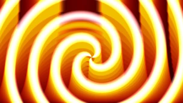Feu spirale fusion Twist barres chaudes — Video