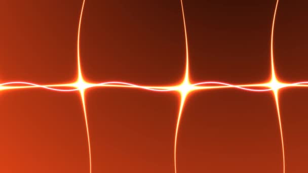 橙色明亮的格栅流束 — 图库视频影像
